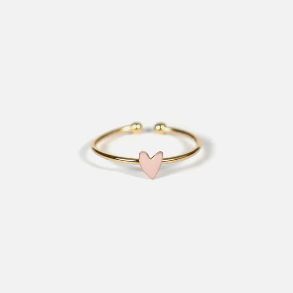 Grant Heart Ring (Powdery Pink)
