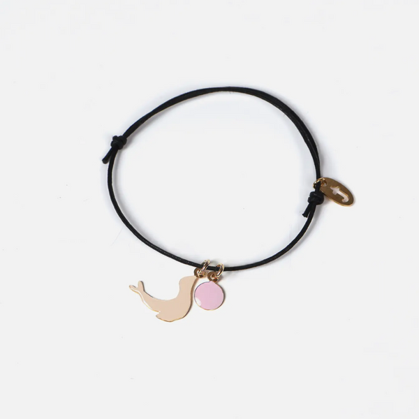 Sea Lion Seal Bracelet (Ivory-Pink)