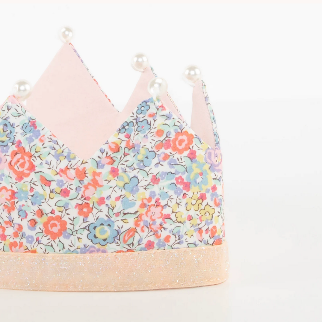 Floral & Pearl Liberty Party Crown