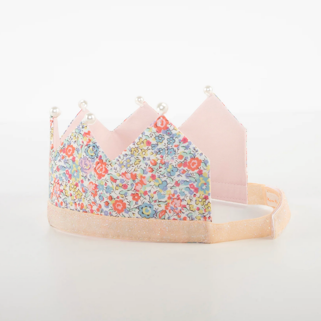 Floral & Pearl Liberty Party Crown