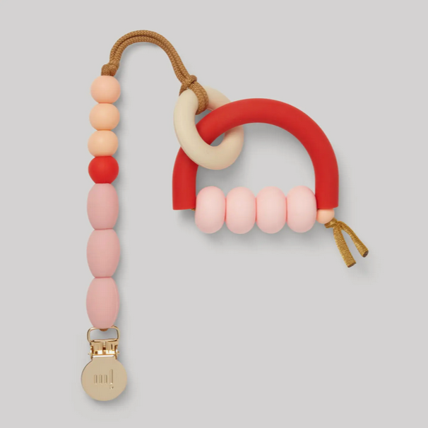 Rose Arch Ring Teether + Clip Set