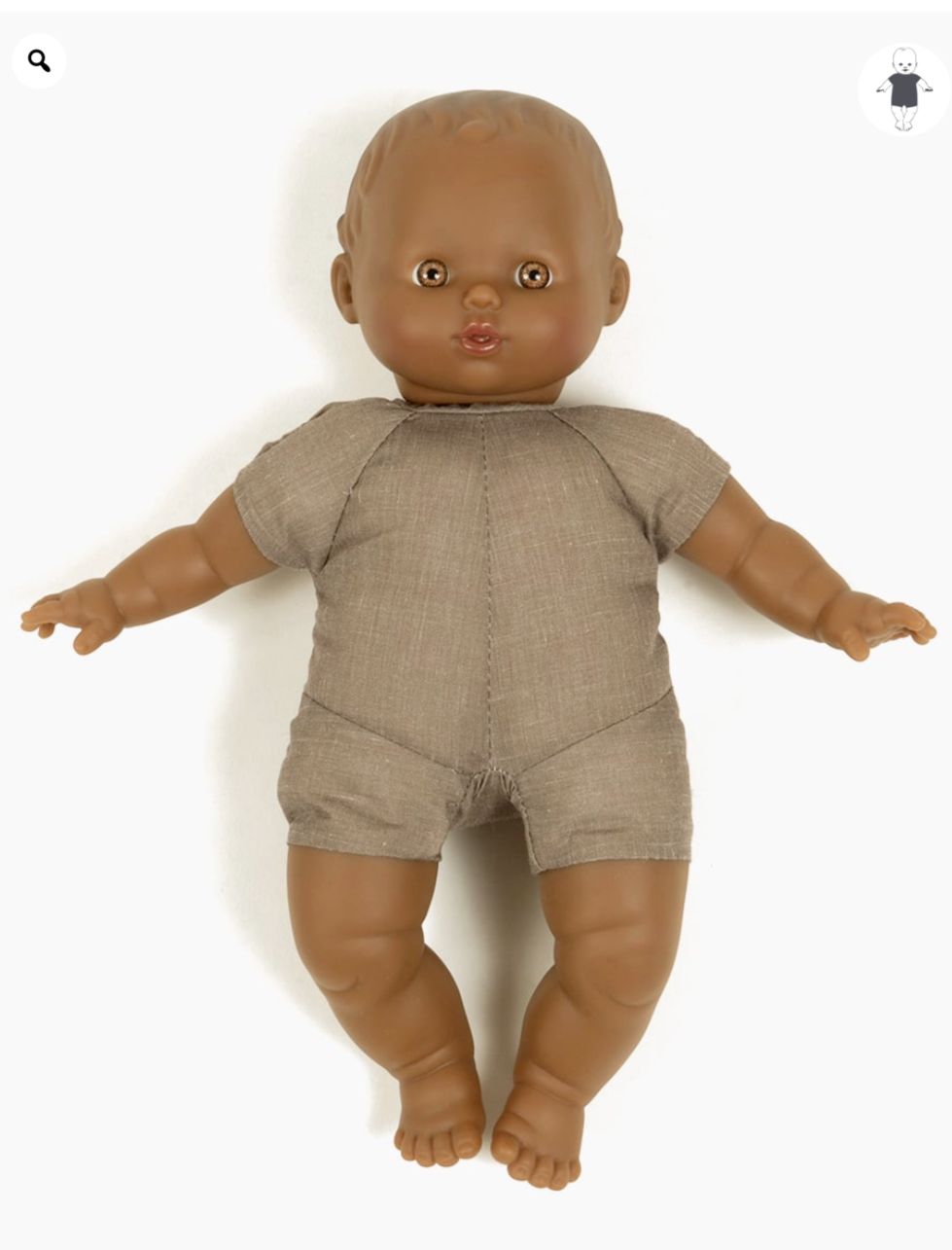 Baby Doll - Sidonie Vintage Doll -honey eyes 28cm/11in