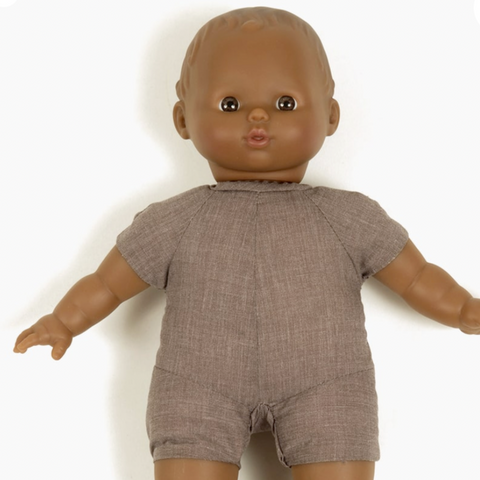 Minikane Baby Doll - Luke Vintage Doll -carmel eyes 28cm/11in