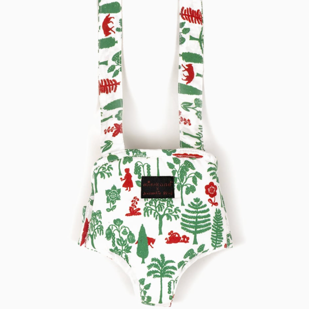 Minikane x Nathalie Lété – Trees & Chaperon doll carrier for 34cm/13.5in doll
