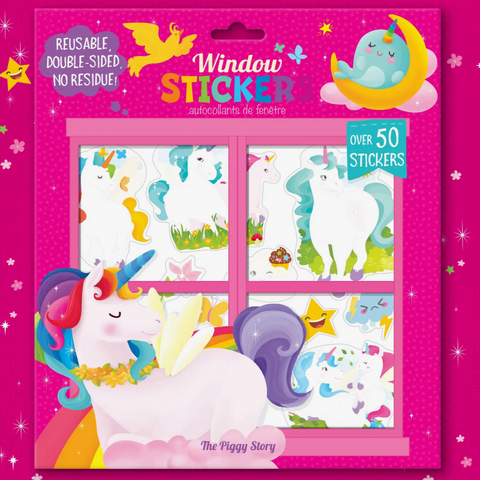Window Stickers -Unicorn Land 3yrs+