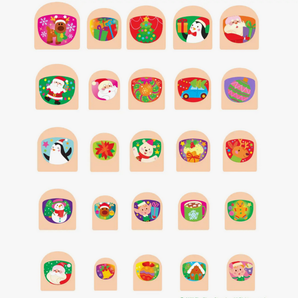 Lil' Fingers Nail Art - Holly Jolly (3-7yrs)