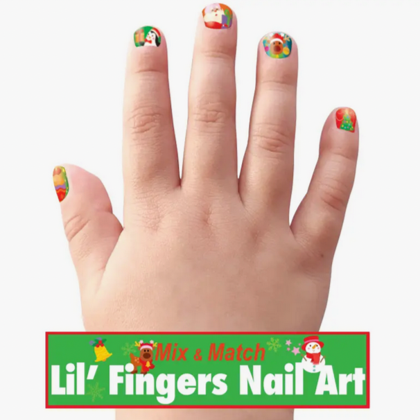 Lil' Fingers Nail Art - Holly Jolly (3-7yrs)