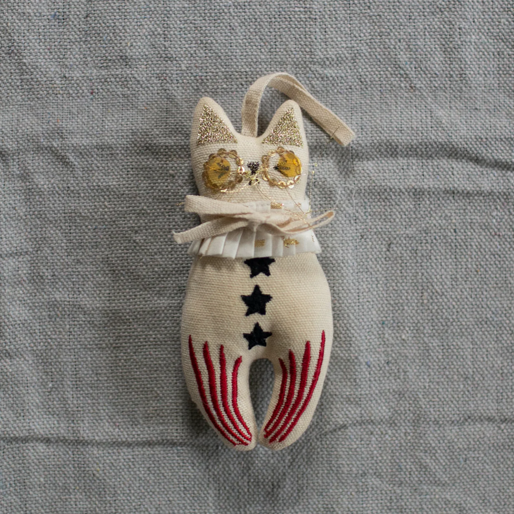 Rocket Cat -scented Ornament