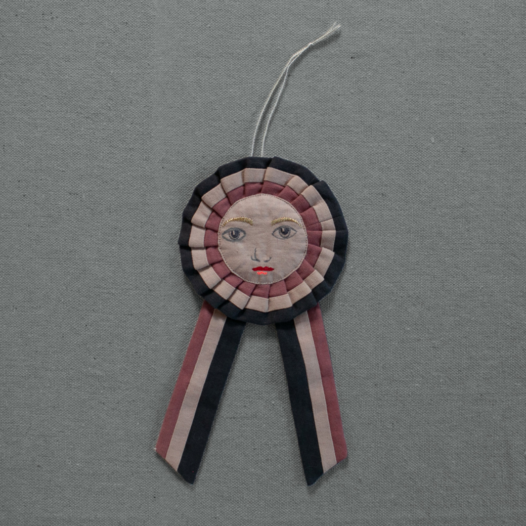 Prize Ribbon Cotton Ornament