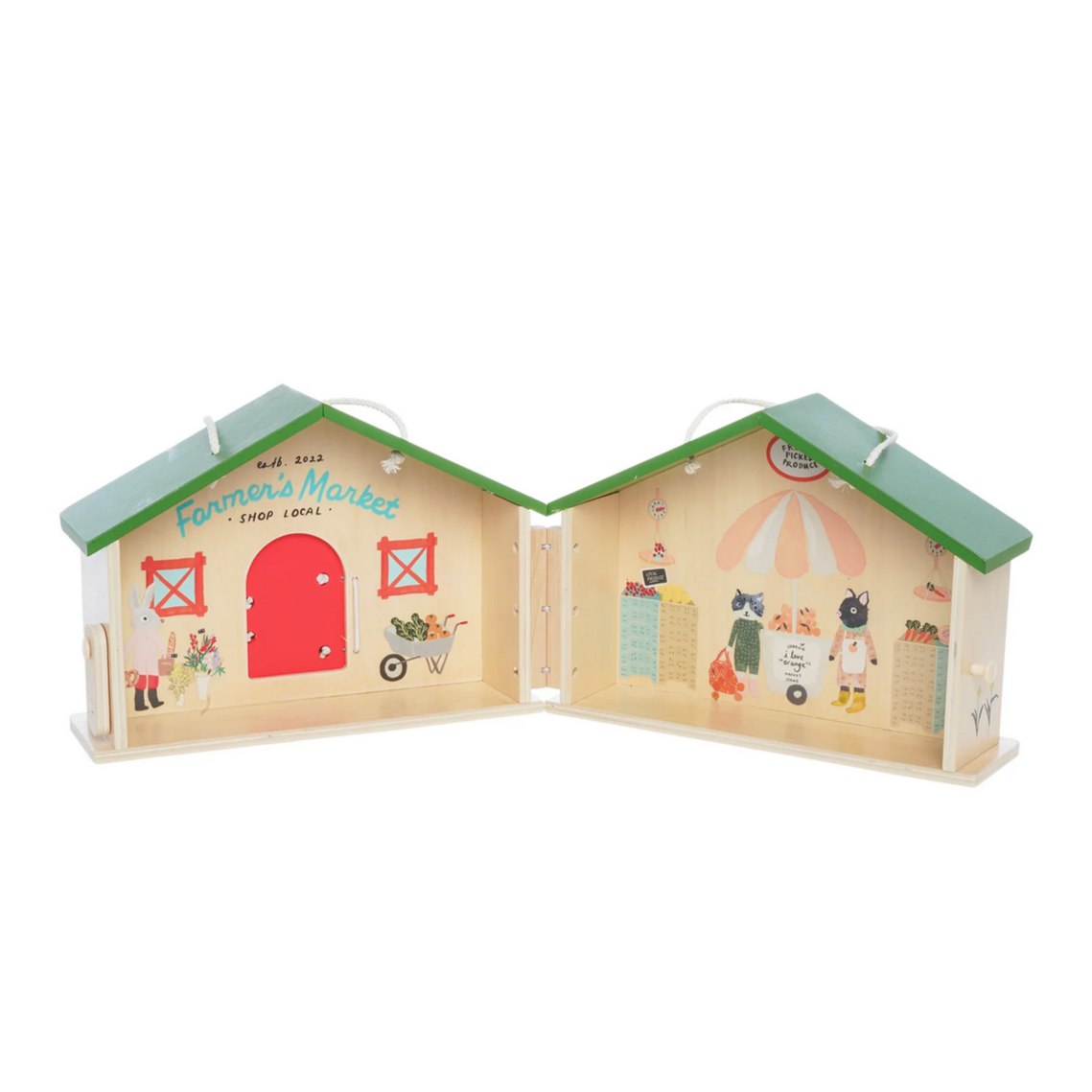 Market Day Wooden Playset