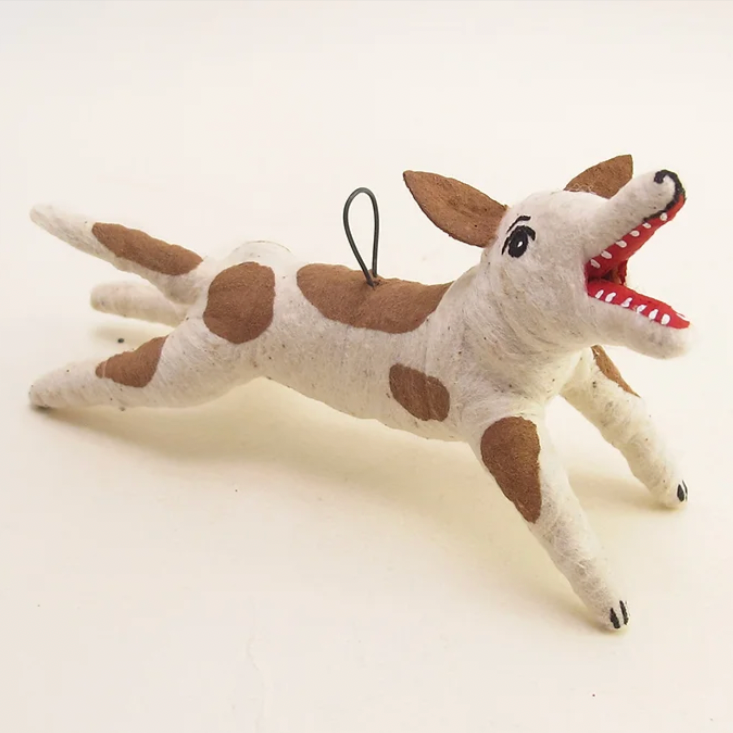 Barking Dog Ornament Figure