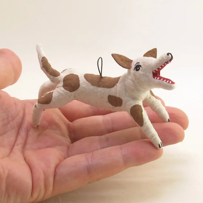 Barking Dog Ornament Figure