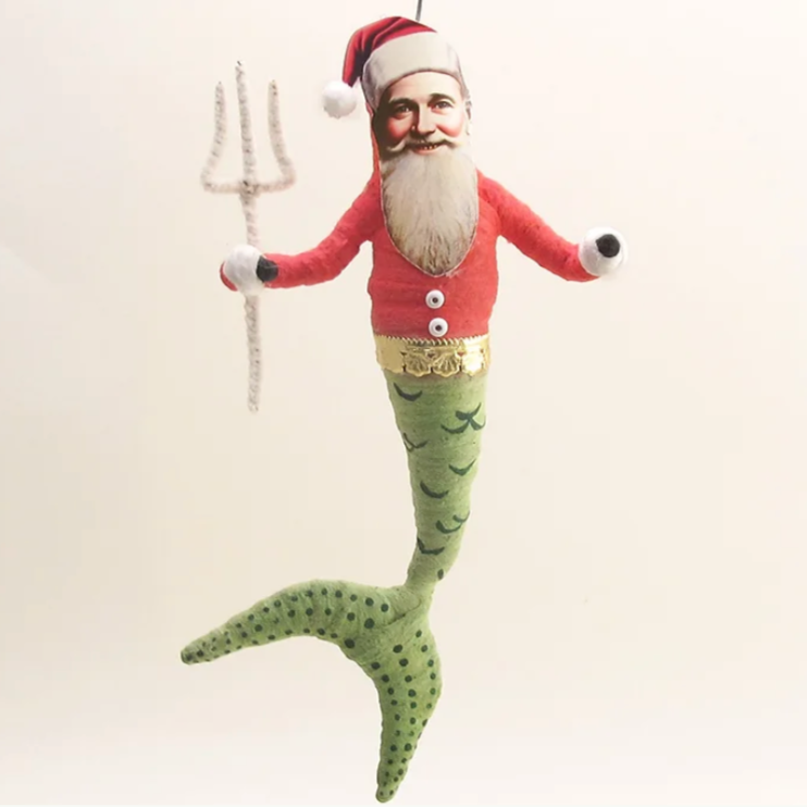 Mer-Santa Ornament