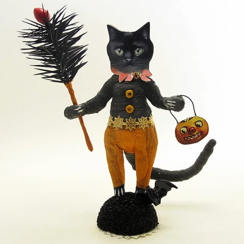 Halloween Cat Man Figure