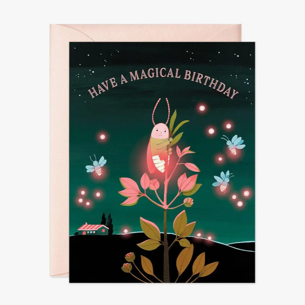 Firefly Birthday Card