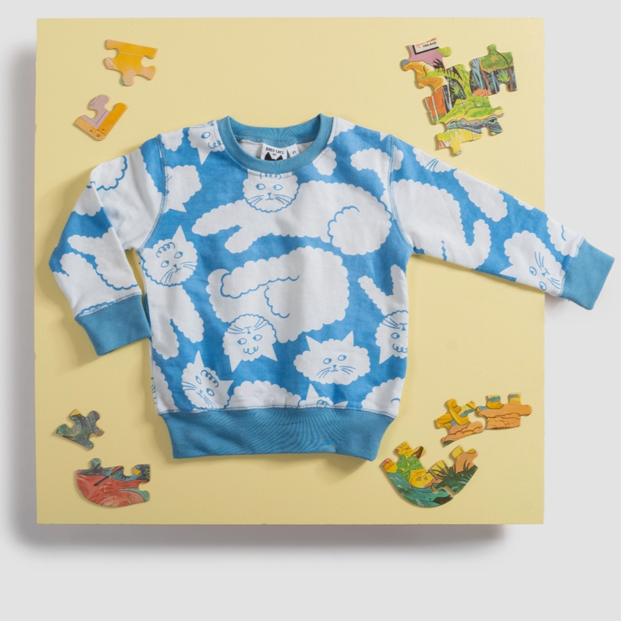 Kids Cloud Cat Sweatshirt