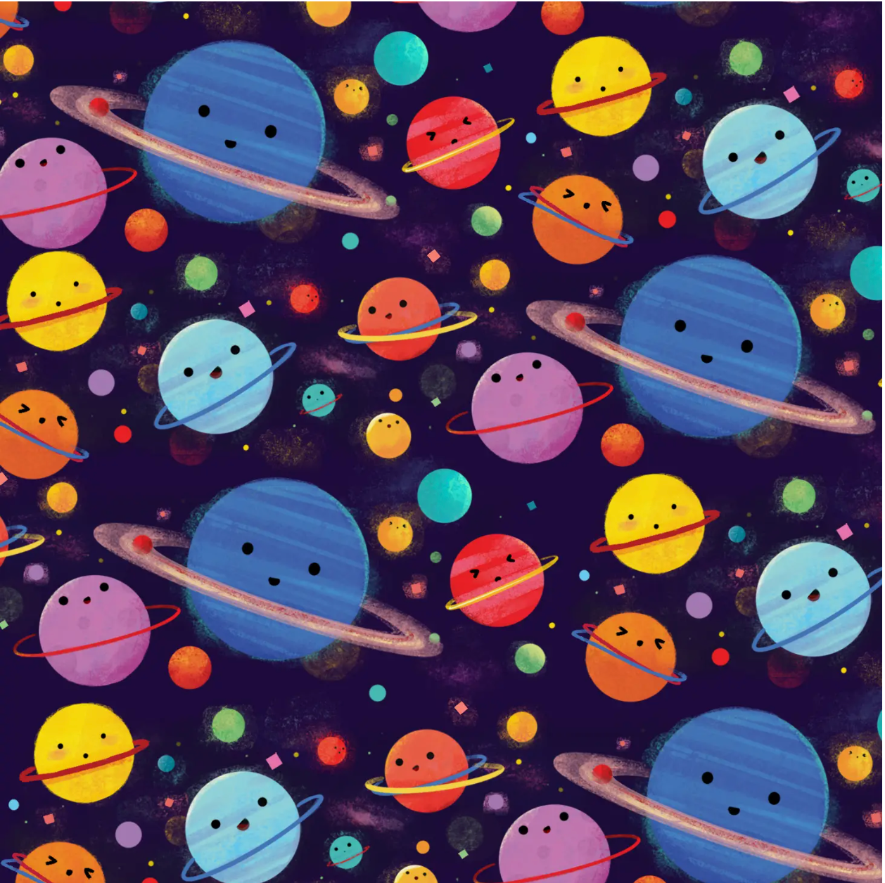Hula Universe Dark Wrapping Paper