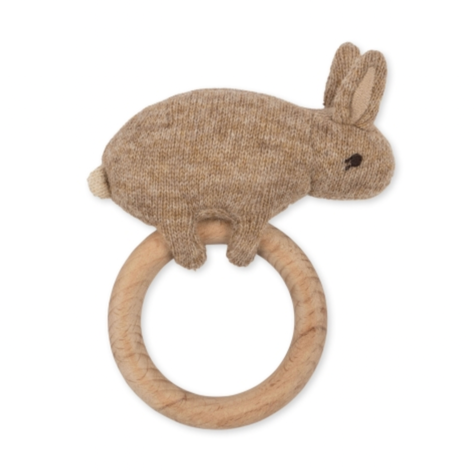 Knit Ring Teether Rabbit