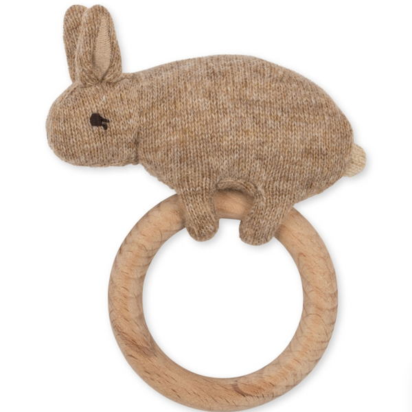 Knit Ring Teether Rabbit