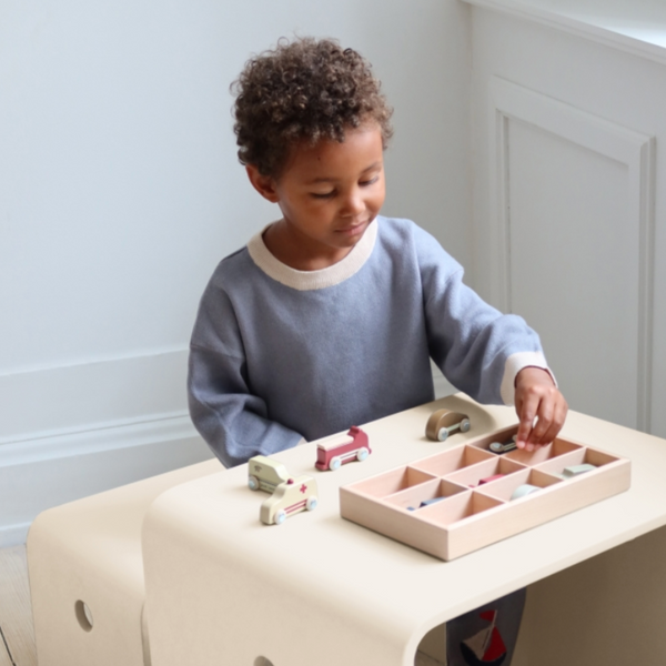 Wooden Mini Cars set of 9