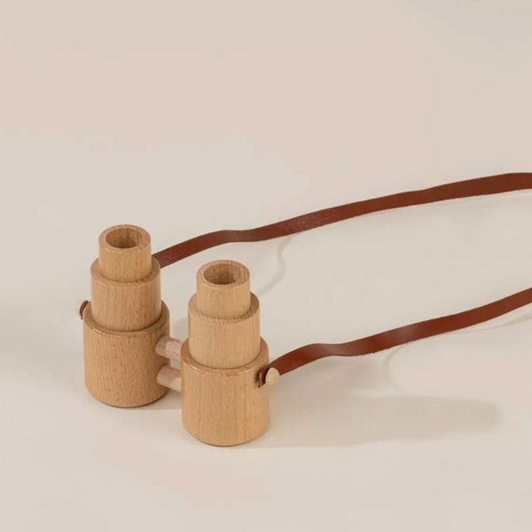 Wooden Kaleidoscope Binoculars