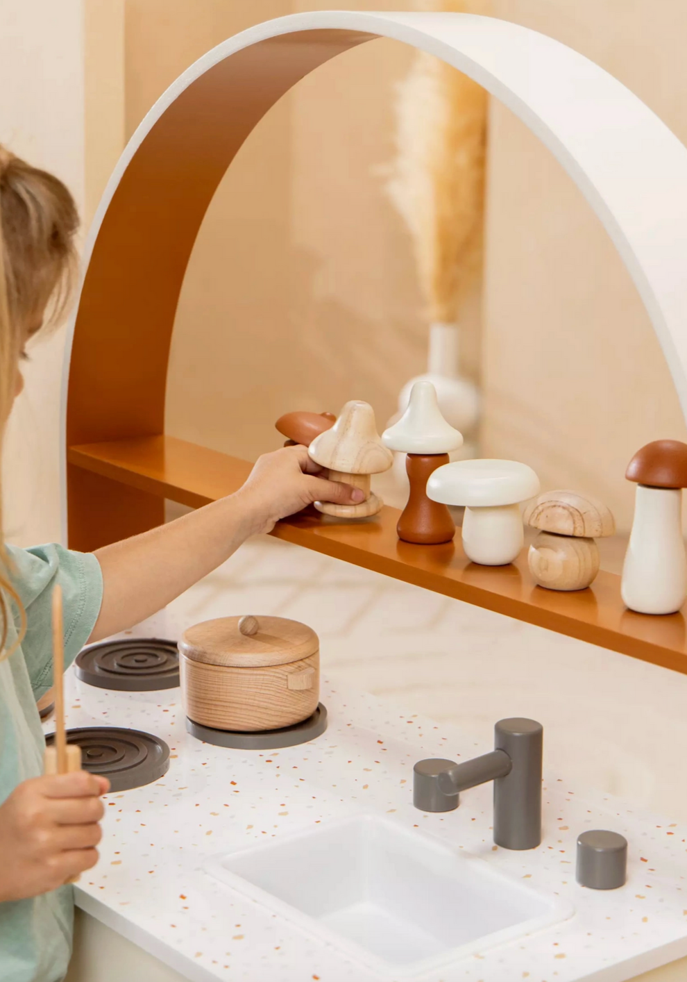 Wooden Play Kitchen