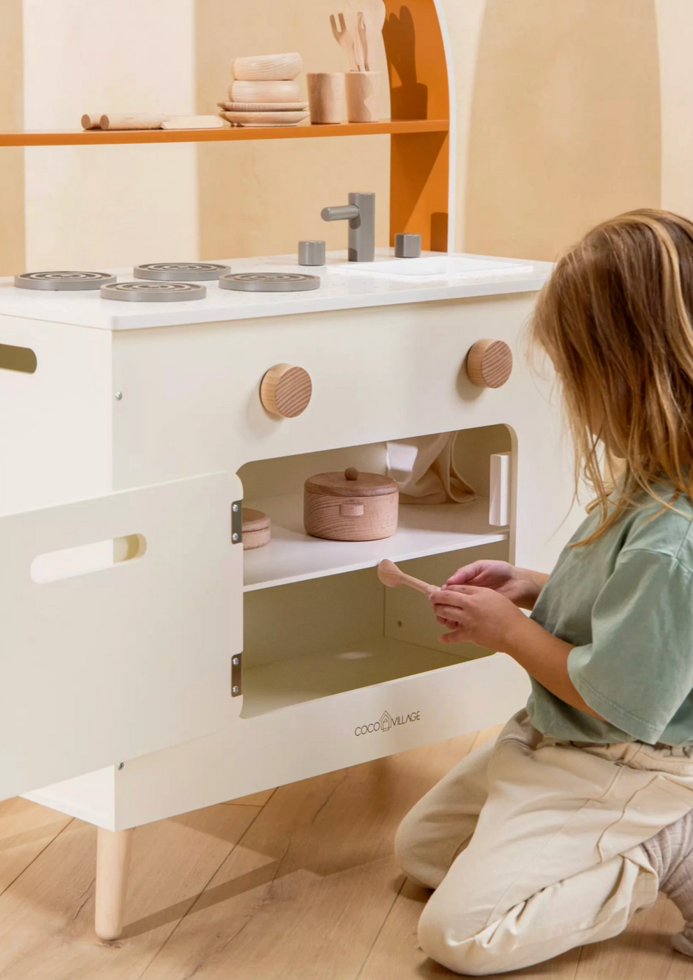 Wooden Play Kitchen