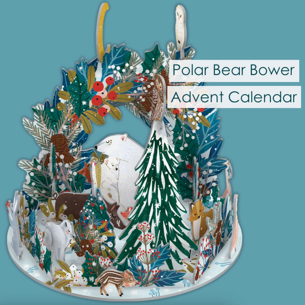 Polar Bear Bower Advent Pop & Slot Advent -large