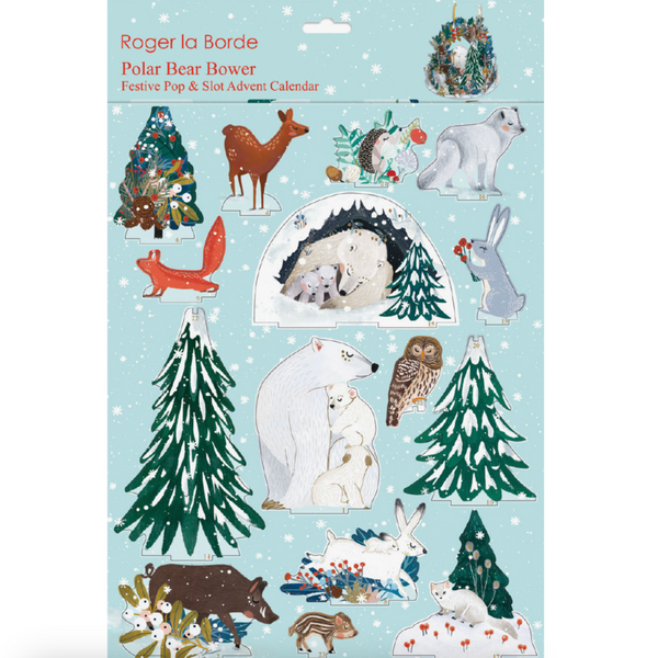Polar Bear Bower Advent Pop & Slot Advent -large