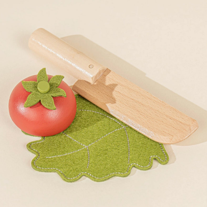 Wooden Vegetables Playset