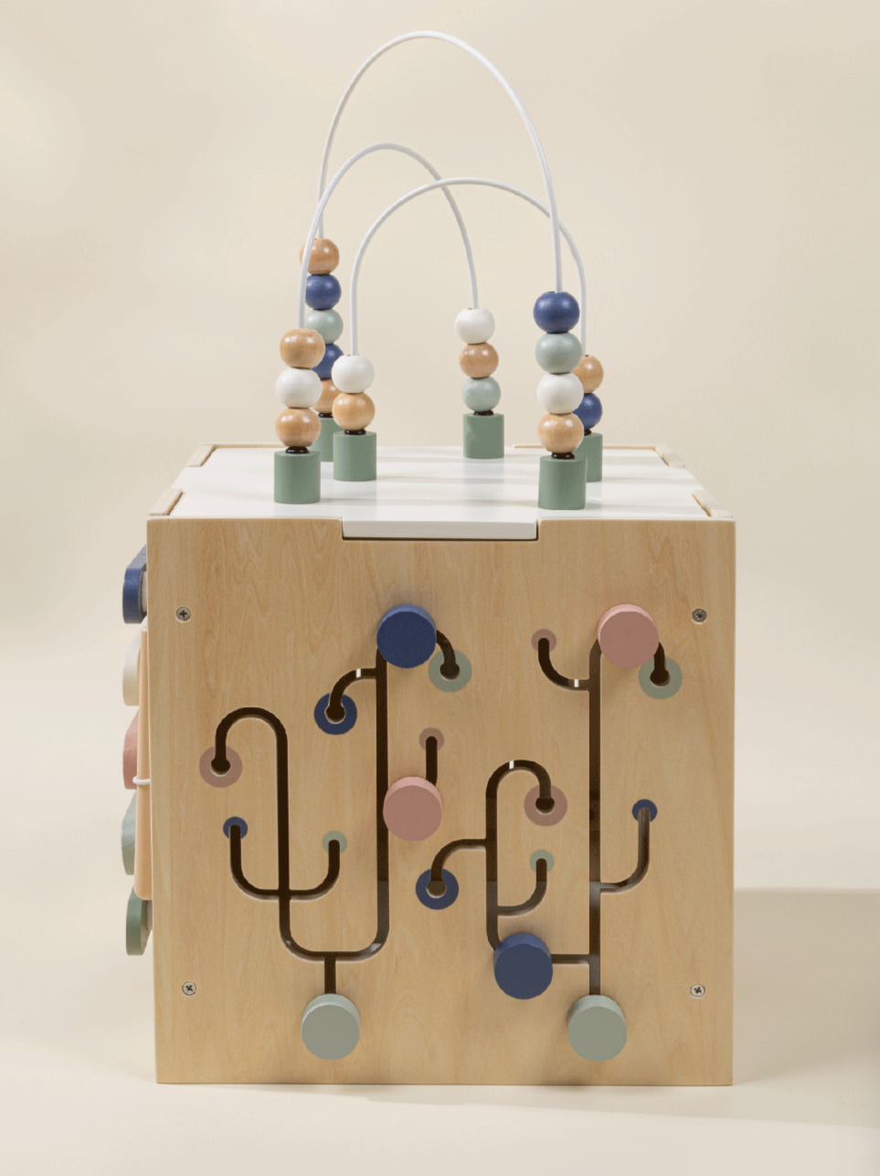 Wooden Activity Cube