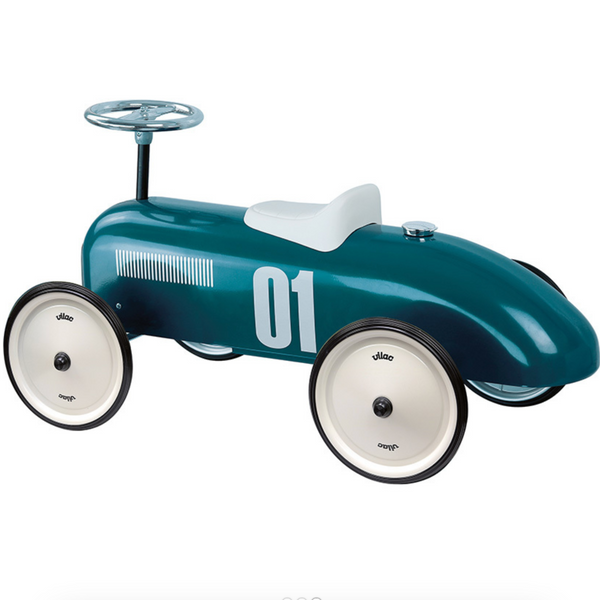 Blue Vintage Peddle Car (18mos-3yrs)