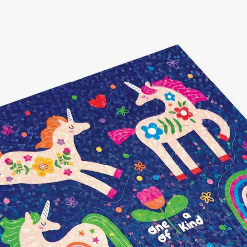 Stickiville Standard - Magical Unicorns (Holographic Glitter)