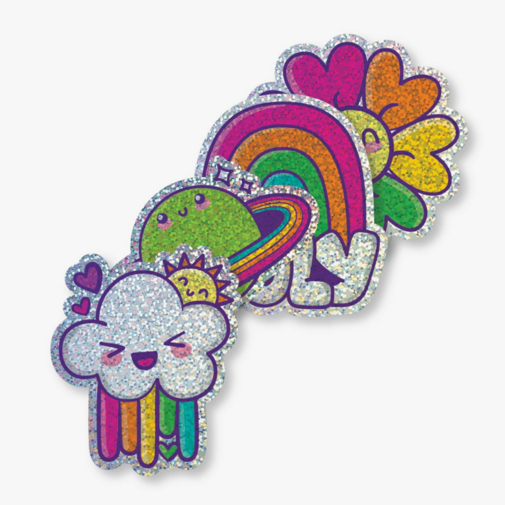 Stickiville Stickers: Happy Rainbows - Vinyl (4 Die-Cut)