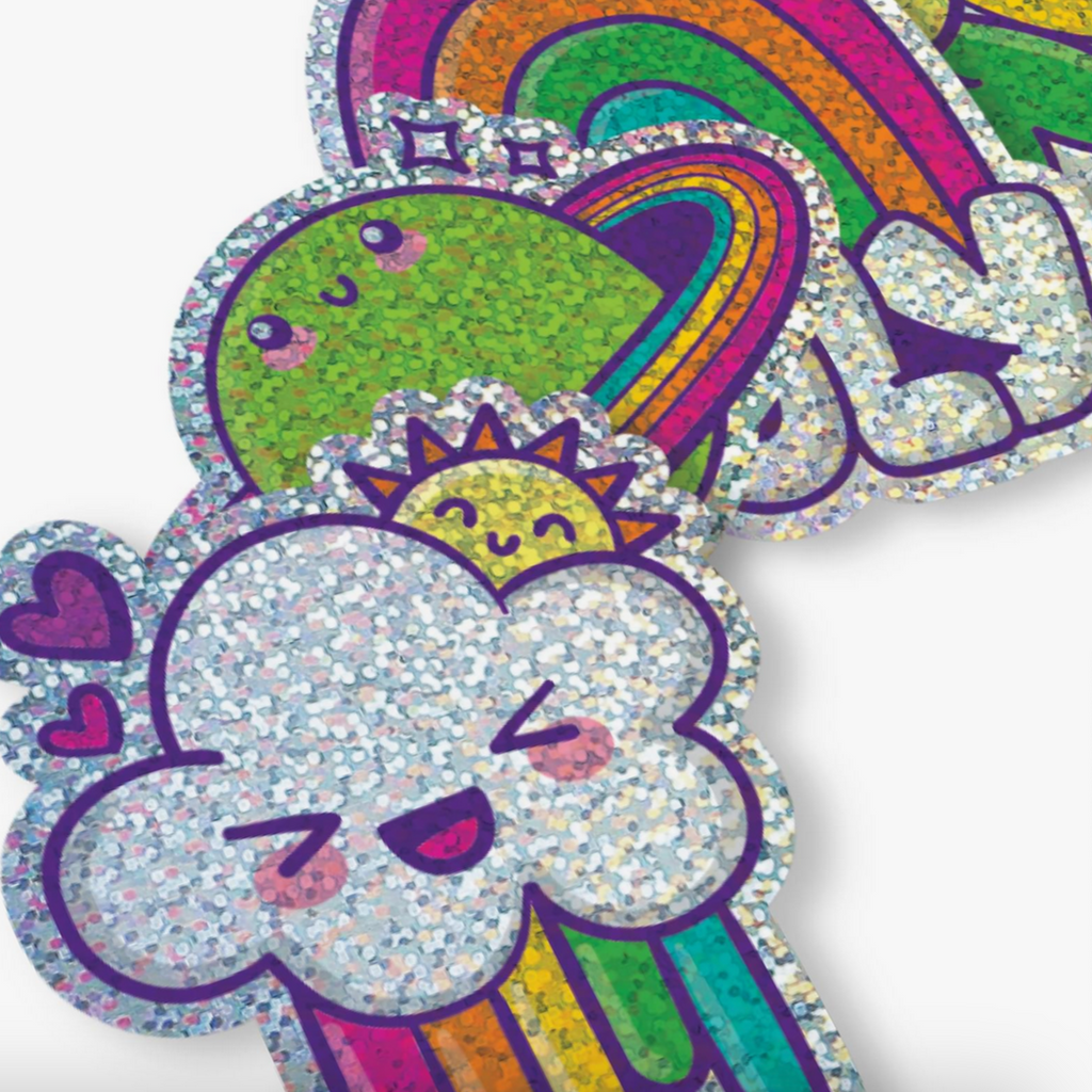 Stickiville Stickers: Happy Rainbows - Vinyl (4 Die-Cut) – TANTRUM