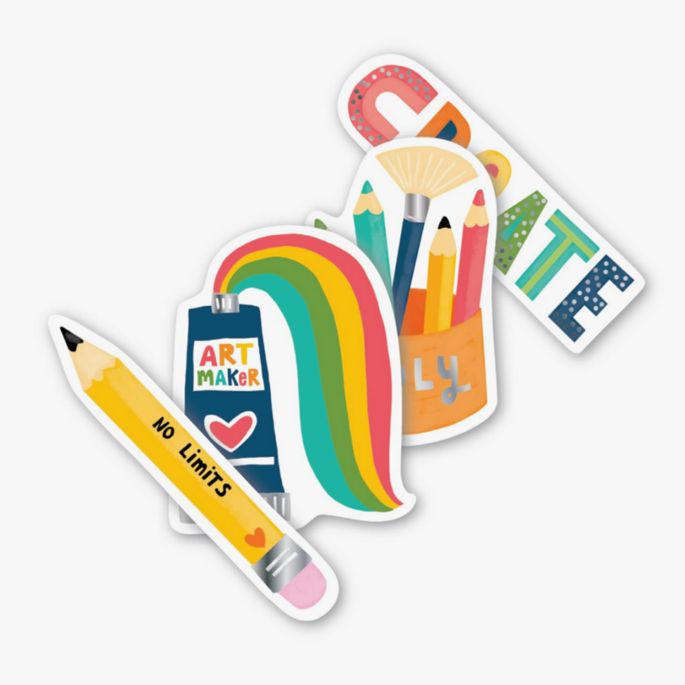 Stickiville Stickers: Art Maker - Vinyl (4 Die-Cut)
