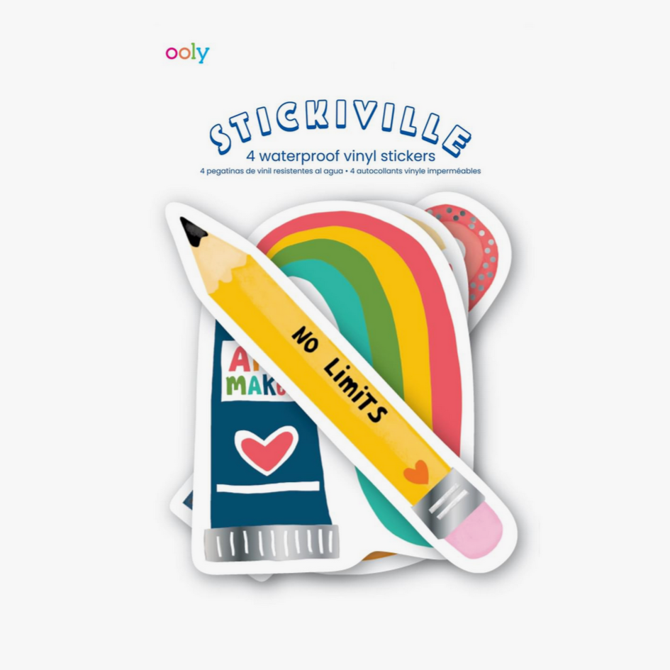 Stickiville Stickers: Art Maker - Vinyl (4 Die-Cut)