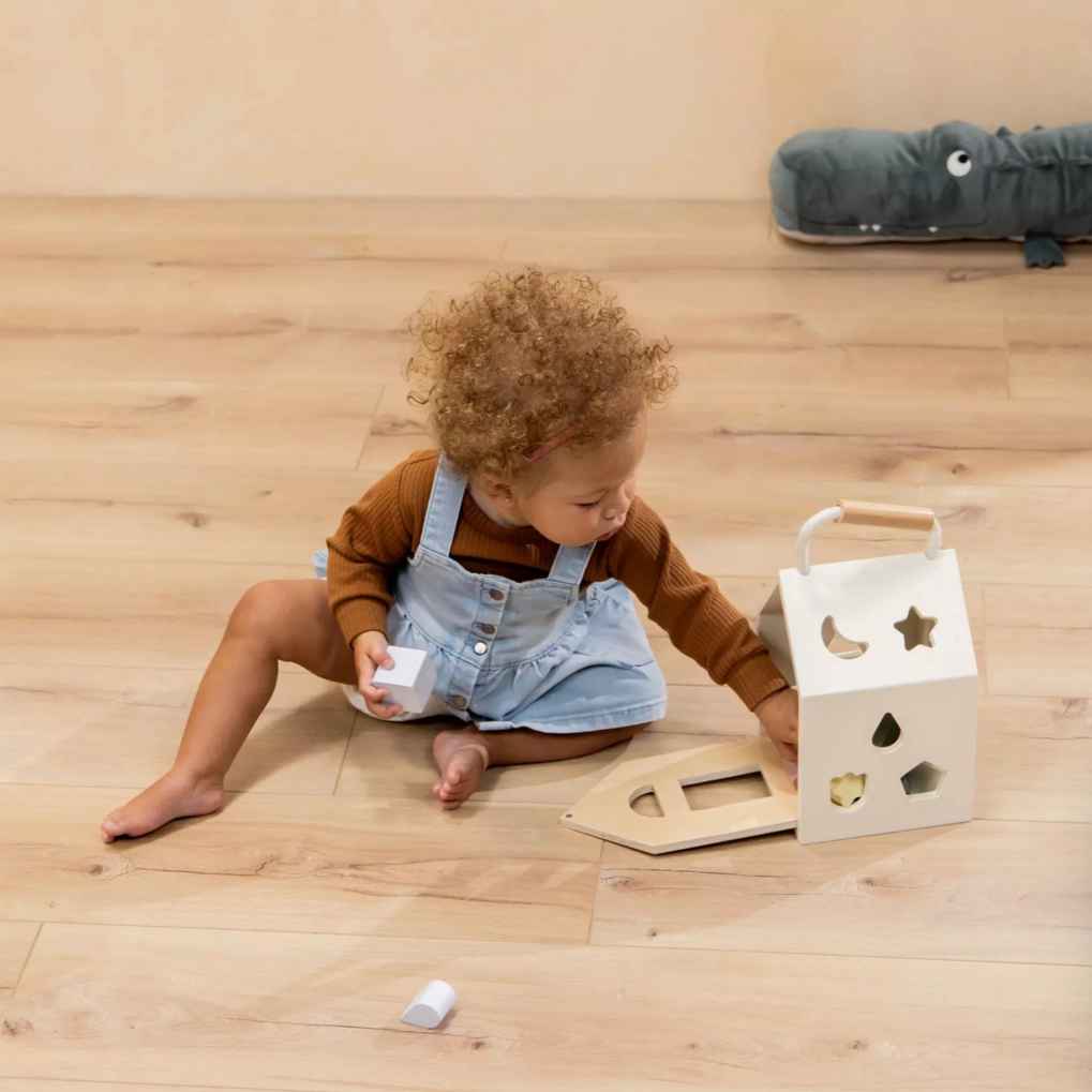 Wooden Shapes Sorting House