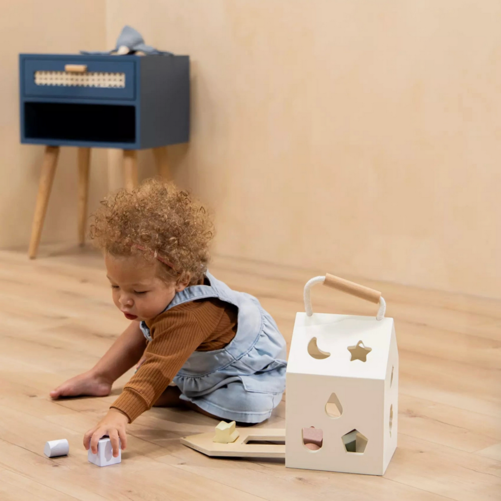 Wooden Shapes Sorting House
