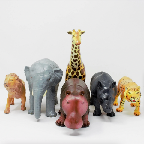 Natural Rubber Jungle Animal