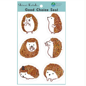 Good Choice sticker Set -Hedgehog