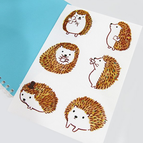 Good Choice sticker Set -Hedgehog