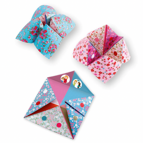 Flower Fortune Tellers Origami Paper Craft Kit (6-11yrs)