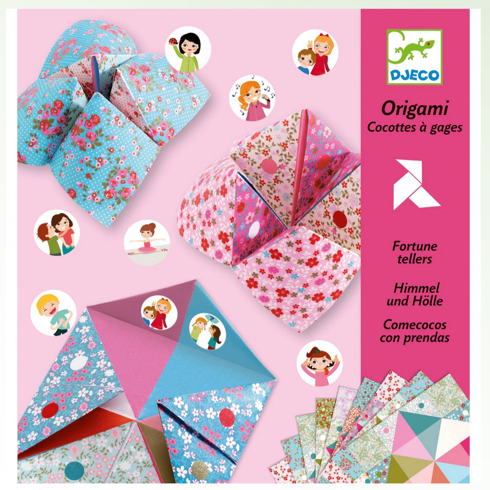 Flower Fortune Tellers Origami Paper Craft Kit (6-11yrs)