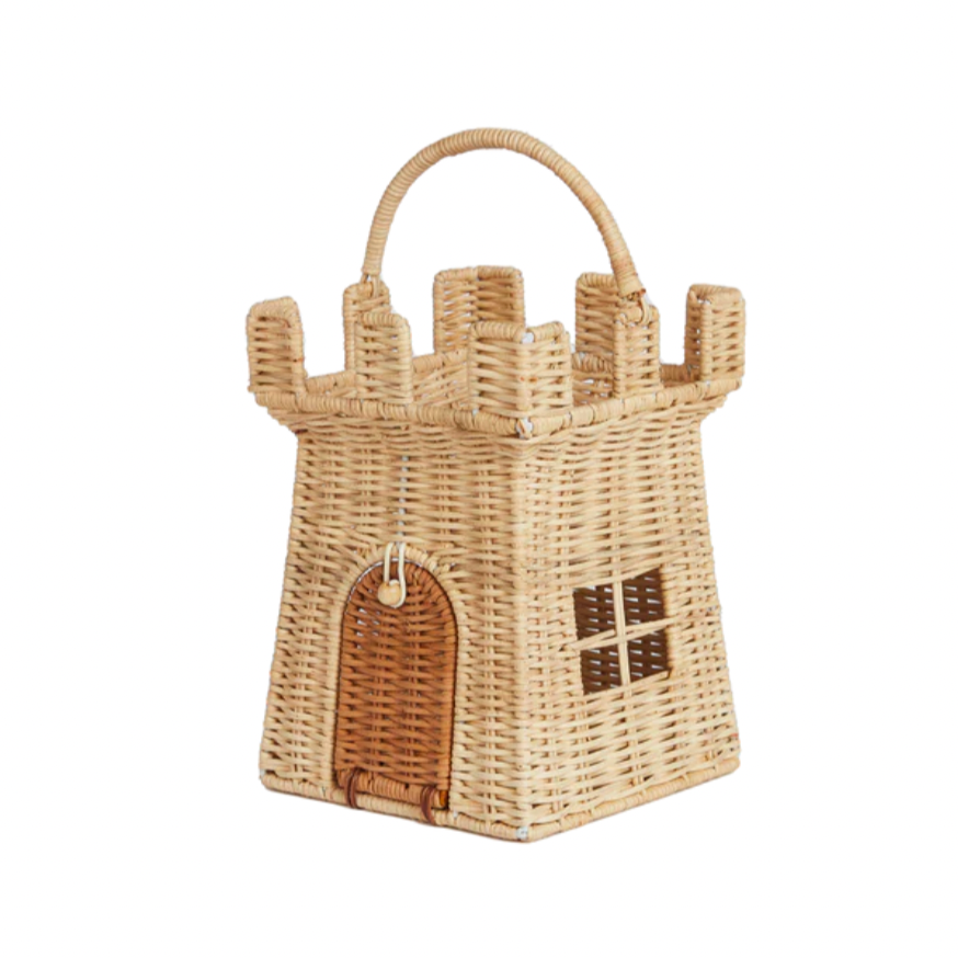 Rattan Castle Bag