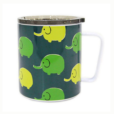 Elephant Mug w/ lid