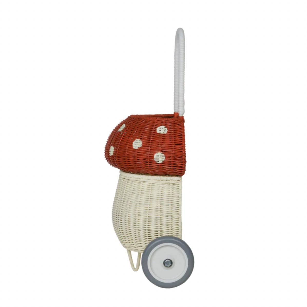 Rattan Mushroom Luggy - red