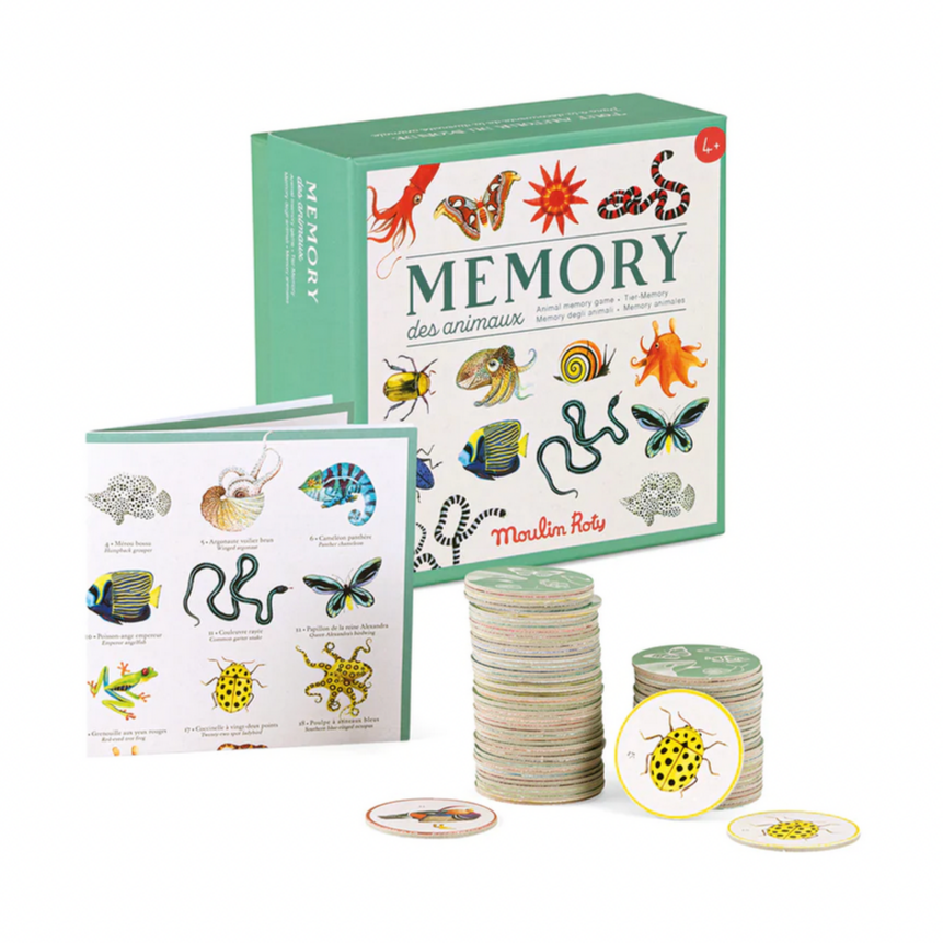 Animal Memory Game "All Around The World" 4yrs+