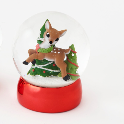 Deer & Elf Waterglobe