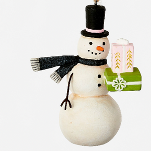 Mr & Mrs Snowman Ornament